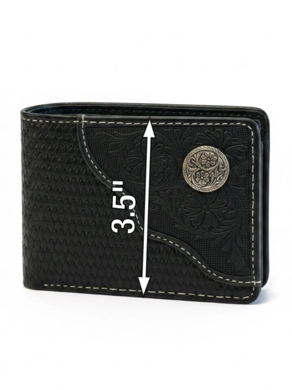 Distortion Black Wallet
